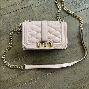 Rebecca Minkoff Pink Quilted Crossbody Bag